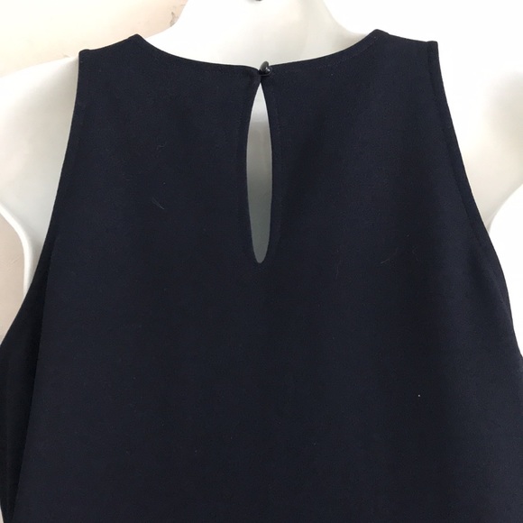 Banana Republic sleeveless navy print sheath dress NEW - Picture 5 of 11